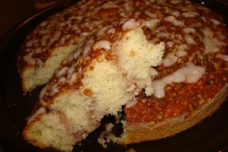 Фото к рецепту: Нежный ореховый пирог