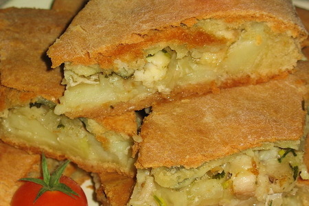 Рыбный пирог с  пангасиусом и  картофелем