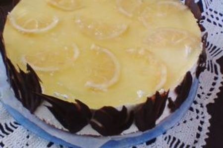 Торт "лимонно-творожный"