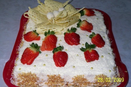 Фото к рецепту: Торт "пломбир"