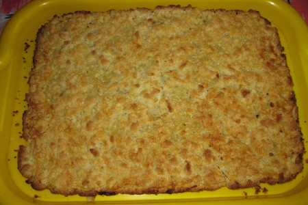 Фото к рецепту: Песочный лимонный пирог