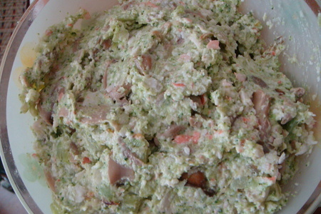 Фото к рецепту: Салат зеленый с брокколи