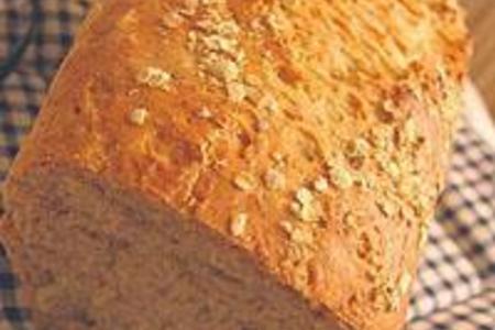 Фото к рецепту: Овсяно-пшеничный хлеб