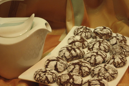 Фото к рецепту: Шоколадное печенье жирафчики
