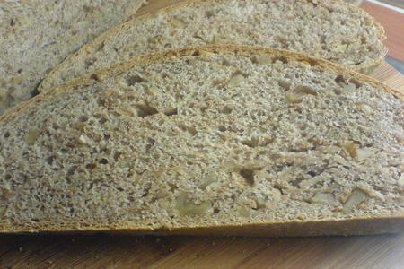 Фото к рецепту: Ореховый хлеб
