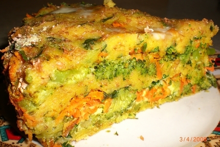 Фото к рецепту: Слоеный пирог "овощная соната"
