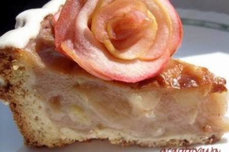 Фото к рецепту: Торт-пирог «яблочное наслаждение или искушение»