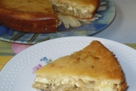 Фото к рецепту: Пирог с капустой "нежность" (заливной)