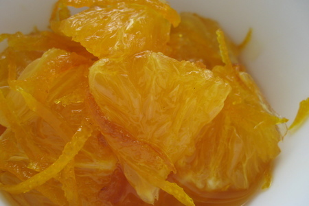Фото к рецепту: Апельсины в карамели