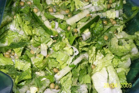 Салат "весенний -зеленый"