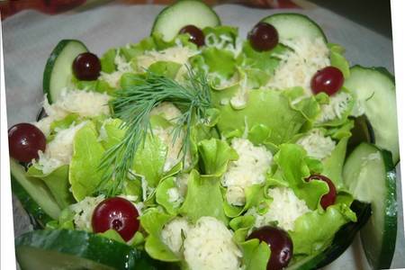 Фото к рецепту: Салат из корня сельдерея "зелёный - кладезь витаминов"