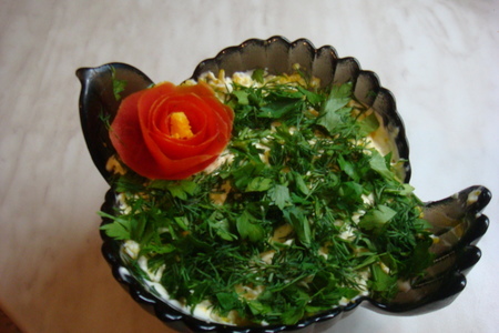 Фото к рецепту: Розы в салатах