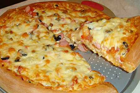 Фото к рецепту: Рецепт пиццы