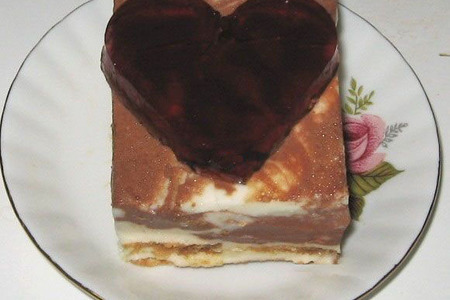 Фото к рецепту: Торт "валентинка"