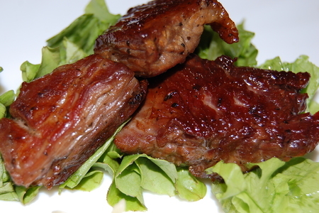Фото к рецепту: Мясо жаренное нежное с хрустящей корочкой