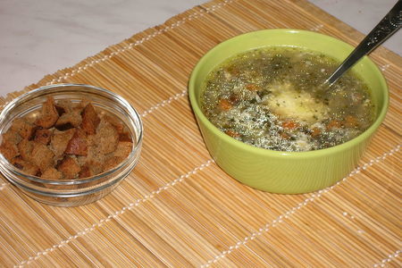 Фото к рецепту: Супчик с морской капустой