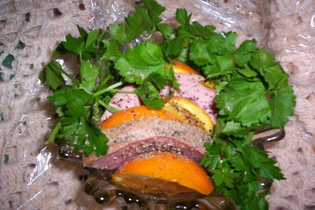 Фото к рецепту: Мясо с апельсинами