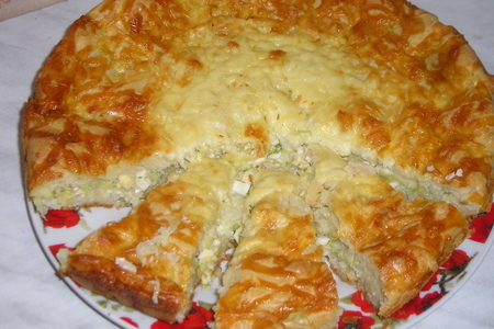 Фото к рецепту: Пирог с капустной начинкой