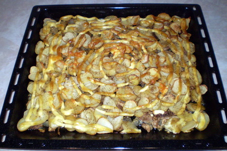 Фото к рецепту: Картошка по -французки с моим добавлением