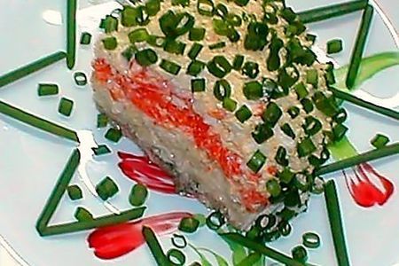 Фото к рецепту: Классический  салат  "мимоза"