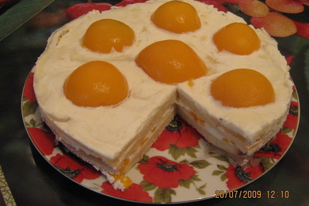 Фото к рецепту: Торт "яичница"