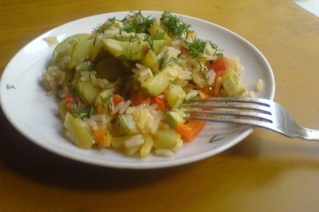 Фото к рецепту: Овощная паэлья.