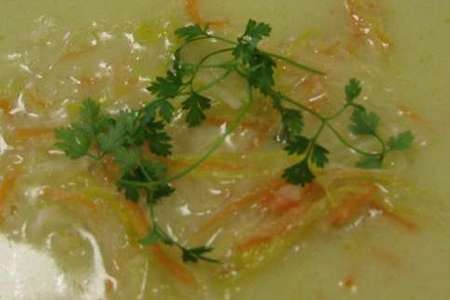 Фото к рецепту: Potage juilenne darblay (суп-пюре с овощами)