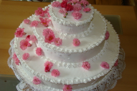 Фото к рецепту: Свадебный торт