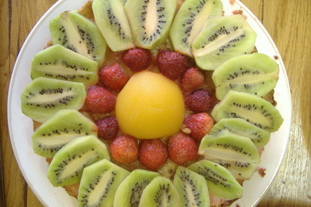Фото к рецепту: Торт " фруктовое настроение"
