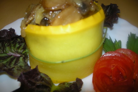 Фото к рецепту: «роллы» из кабачков.