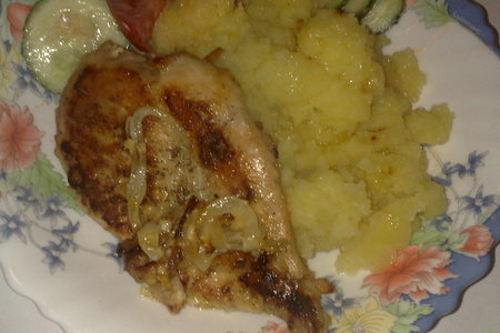 Фото к рецепту: Куриное  филе на ужин.