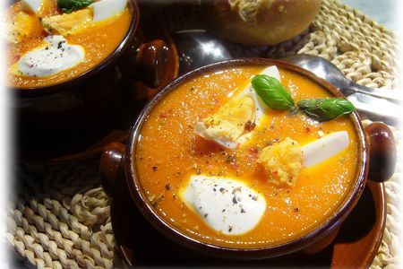 Фото к рецепту: Овощной суп-крем „осеннее настроение“