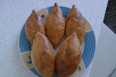 Фото к рецепту: Пирожки из хрущевского теста.