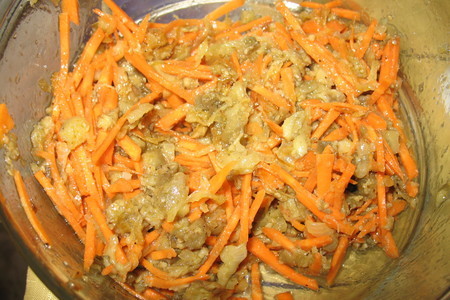Салат "баклажаны с морковью"