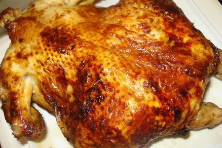 Фото к рецепту: Просто жареная курица....