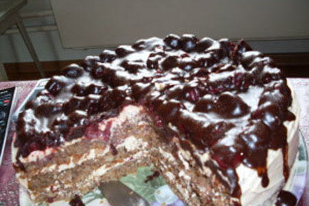 Фото к рецепту: Ореховый торт