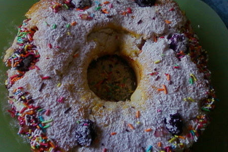 Фото к рецепту: Пирог"вкусное кольцо"