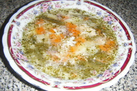 Фото к рецепту: Суп из стручковой фасоли