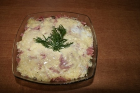 Фото к рецепту: Горячий салат