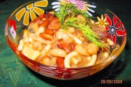 Фото к рецепту: Густой фасолевый суп-рагу