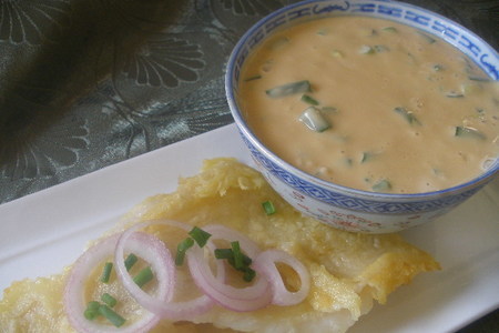 Фото к рецепту: Простые блюда. рыбка с соусом.