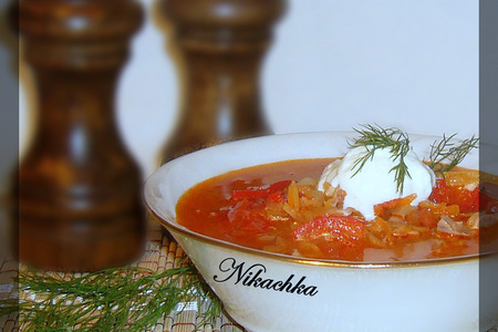 Фото к рецепту: Густой овощной суп