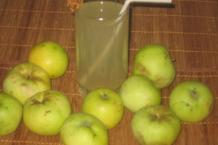 Фото к рецепту: Яблочный компотик с лимоном и мятой.