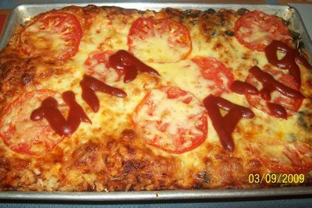 Фото к рецепту: Пицца «для двоих»