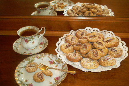 Фото к рецепту: Печенье "ореховый букет"  (для кофеманов)