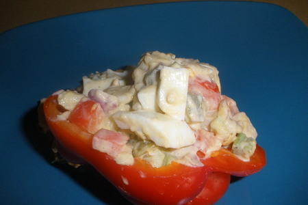 Фото к рецепту: Салат со сливками от хайфского молочника