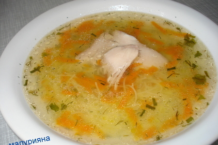 Фото к рецепту: Суп лапша с морковью
