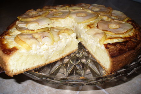Фото к рецепту: Пирог яблочный " лапочка "