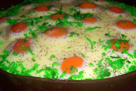 Фото к рецепту: Торт глазунья