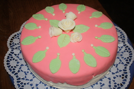 Фото к рецепту: Торт розовая мечта